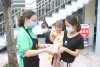 Hơn 200 suất cháo từ thiện gửi tới TTYT huyện Tam Nông