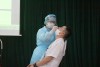 Tập huấn sử dụng phương tiện phòng hộ cá nhân và lấy mẫ xét nghiệm test nhanh kháng nguyên SARS-CoV-2
