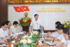 Đoàn công tác Sở Y tế làm việc tại TTYT khu vực Tam Nông