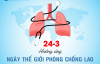 HƯỞNG ỨNG NGÀY THẾ GIỚI PHÒNG, CHỐNG LAO 24/3
