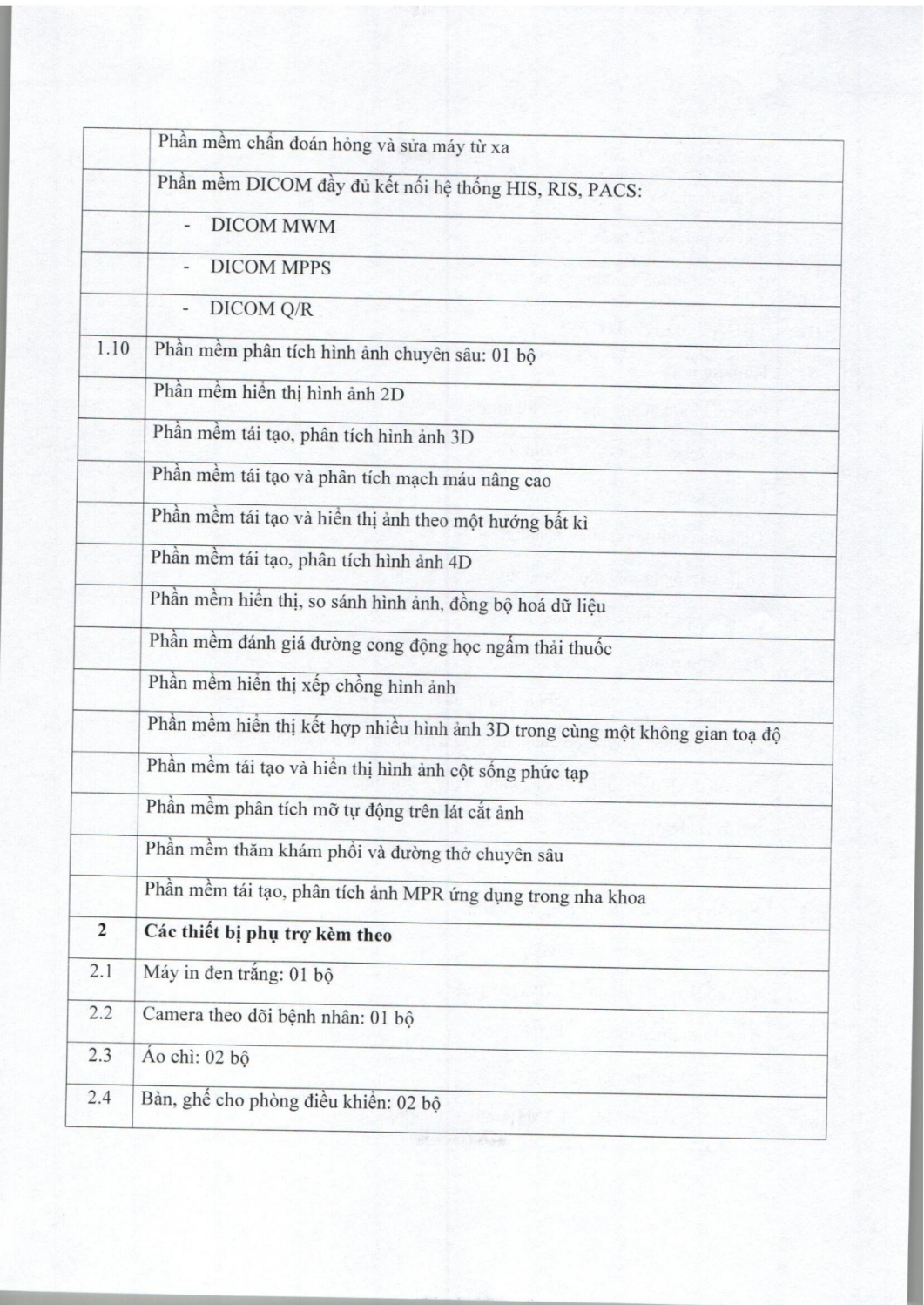 YÊU CẦU BÁO GIÁ SỐ 329 MUA SẮM HỆ THỐNG MÁY CHỤP CT hình ảnh 4