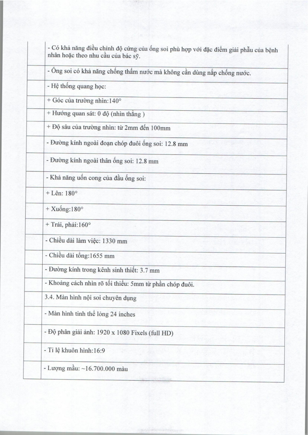 YÊU CẦU BÁO GIÁ SỐ 339 YCBG MUA SẮM HỆ THỐNG NỘI SOI TIÊU HOÁ hình ảnh 8