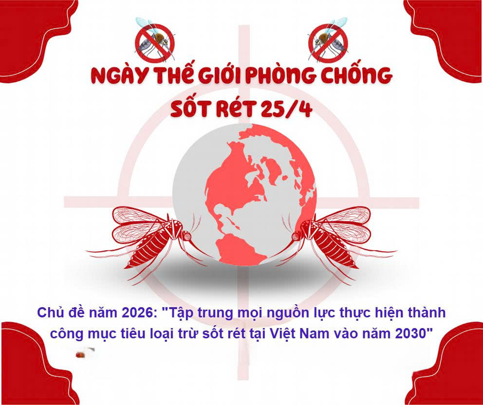 HƯỞNG ỨNG NGÀY THẾ GIỚI PHÒNG, CHỐNG SỐT RÉT 25/4