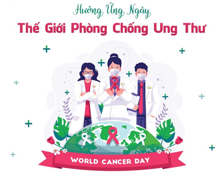 HƯỞNG ỨNG NGÀY THẾ GIỚI PHÒNG, CHỐNG UNG THƯ